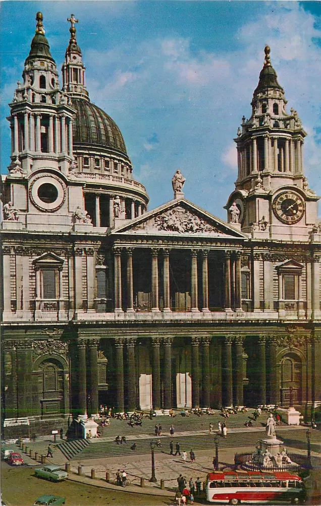 Catedral de São Paulo — Londres — editor não visível - Frente